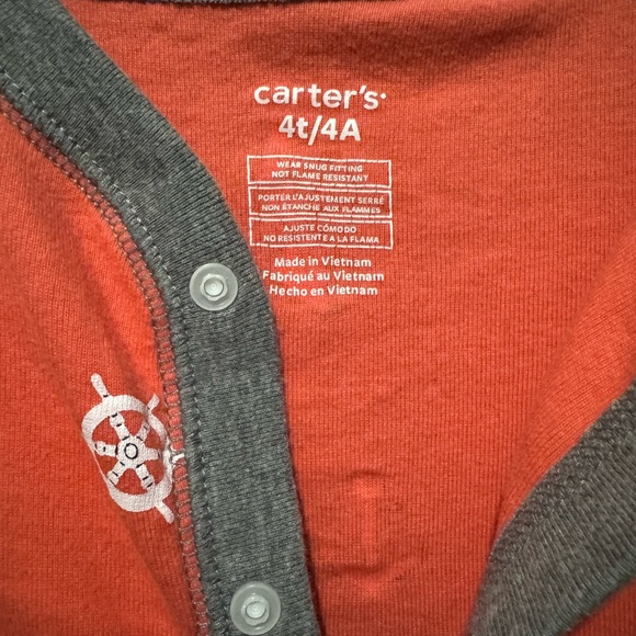 Set of 4 Kids' Patterned footless bodysuits. - Picture 5 of 9